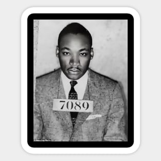 MLK Mugshot Sticker